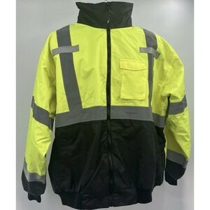 OccuNomix LUX-TJBJ Type R Class 3 Premium 4-In-1 Bomber Safety Jacket 3XL
